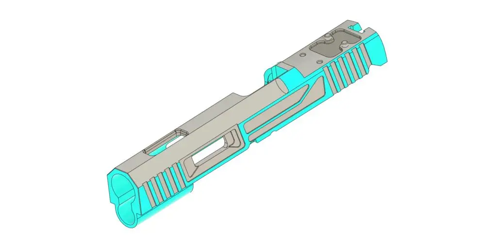 Urban Warfare Custom 2011 Slide Lightening Cuts for Perfect Zero 1911 DS Kits